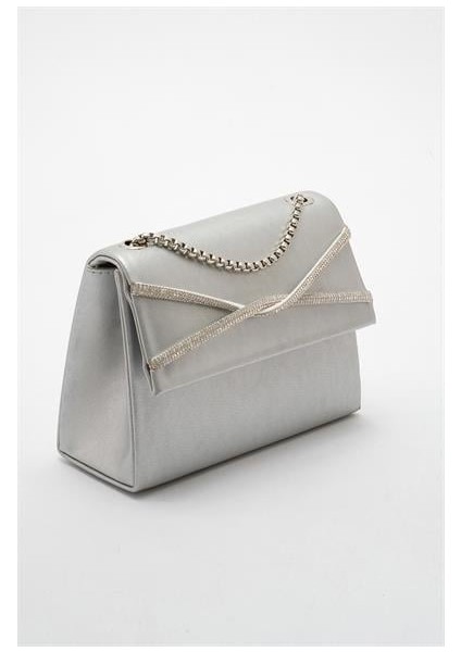 Kadın Blb Gümüş Cilt Taşlı Abiye Çanta fiyatları