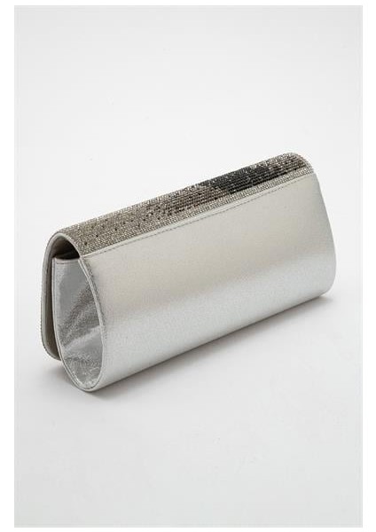 Kadın Blaj Gümüş Dikdörtgen Taşlı Çanta fırsatları