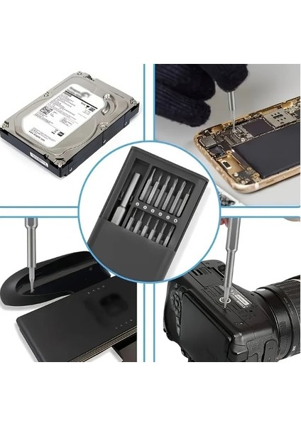 25 Parça Çok Fonksiyonlu Hassas Tornavida Seti (5358)