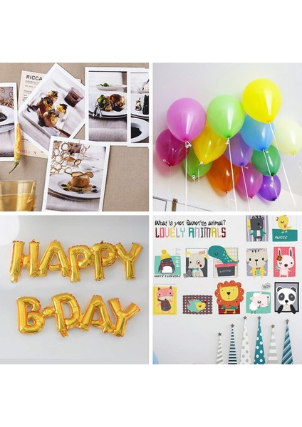 Sticker Damla Model Çift Taraflı Yapışkan Balon Yapıştırıcısı (5358)