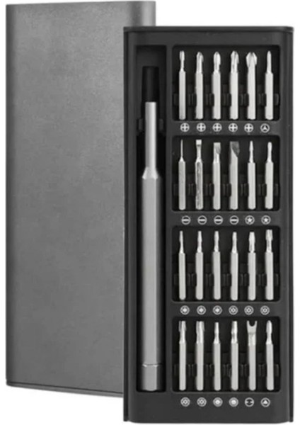 25 Parça 24 Farklı Uçlu Mıknatıslı 25 In 1 Tornavida Seti (5358)