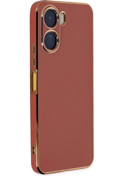 Vivo Y16 Kılıf Volet Silikon - Kırmızı