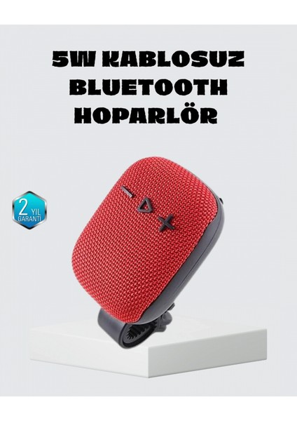 Taşınabilir Kablosuz Hoparlör – 5W Güç, Tws Bağlantı ve 800MAH Pil