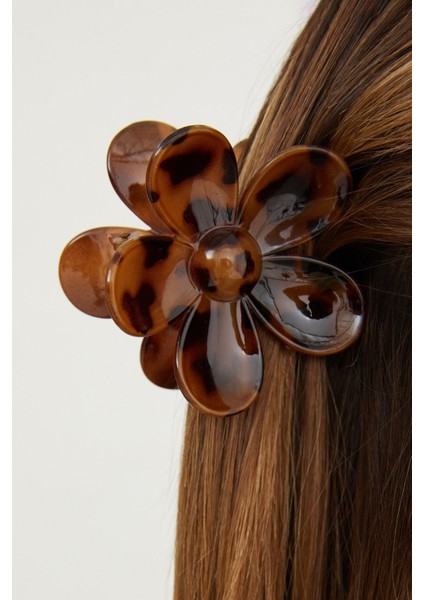 Leopar Desenli Çiçek Mandal Toka fiyatları