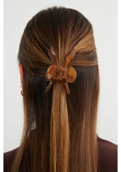 Leopar Desenli Çiçek Mandal Toka modelleri