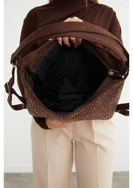 Taş Işlemeli Süet Kol ve Sırt Çantası indirimleri