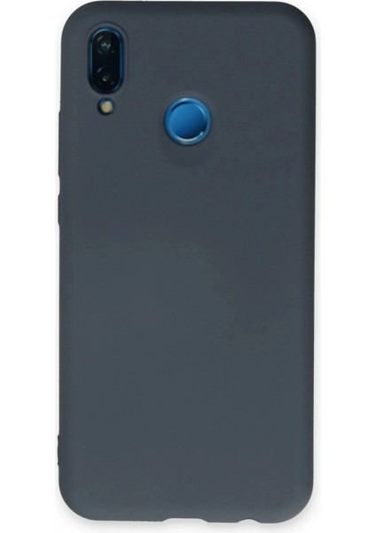 Ieg Huawei P20 Lite Kılıf Nano Içi Kadife Silikon - Gri
