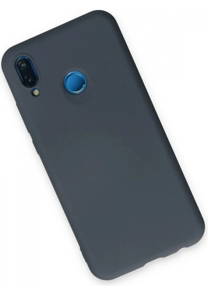 Ieg Huawei P20 Lite Kılıf Nano Içi Kadife Silikon - Gri modelleri