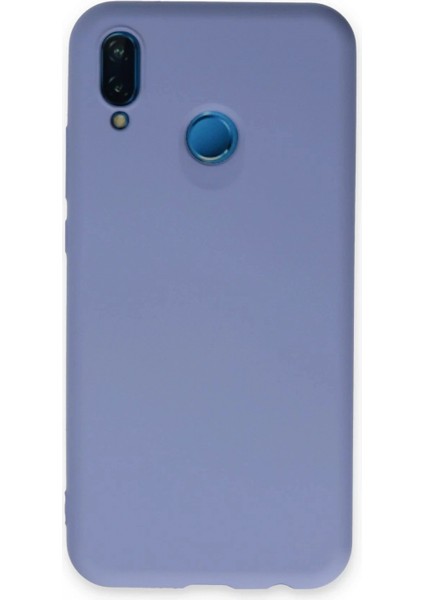 Ieg Huawei P20 Lite Kılıf Nano Içi Kadife Silikon - Lila