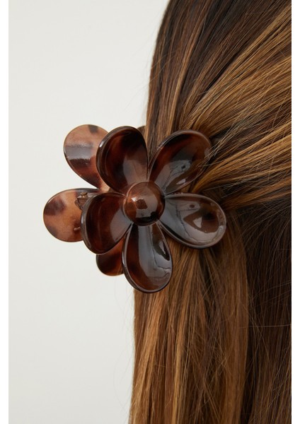 Leopar Desenli Çiçek Mandal Toka fiyatları