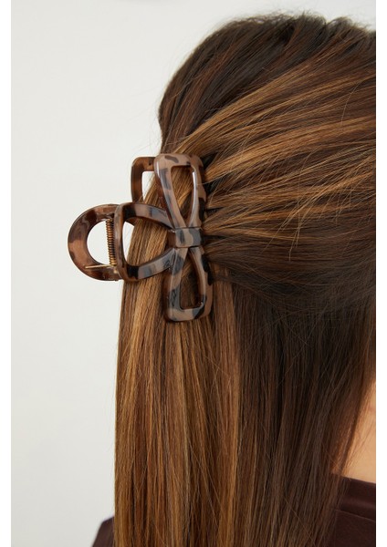 Leopar Desenli Fiyonk Mandal Toka