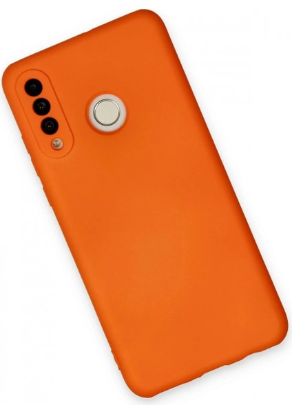 Ieg Huawei P30 Lite Kılıf Nano Içi Kadife Silikon - Turuncu modelleri