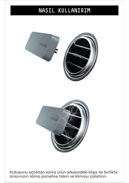 Araba Klima Kokusu, Flat Oto Kokusu 2'li Set, Beyaz Çay Zencefil Aromalı, 60 Gün Etkili Araç Kokusu - Neutral fırsatları