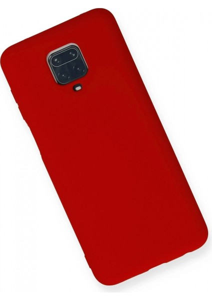 Ieg Xiaomi Redmi Note 9 Pro Kılıf Nano Içi Kadife Silikon - Kırmızı modelleri
