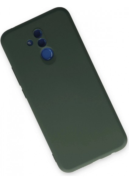 Ieg Huawei Mate 20 Lite Kılıf Nano Içi Kadife Silikon - Koyu Yeşil modelleri