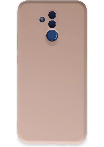 Ieg Huawei Mate 20 Lite Kılıf Nano Içi Kadife Silikon - Pudra