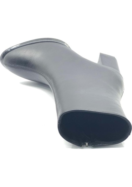 Feles Dikiş Detaylı Klasik Topuklu Kadın Bot indirimleri