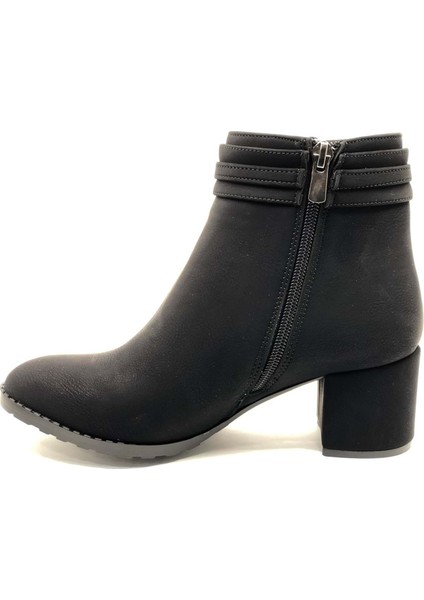 Feles Yanı Tokalı Klasik Topuklu Kadın Bot modelleri