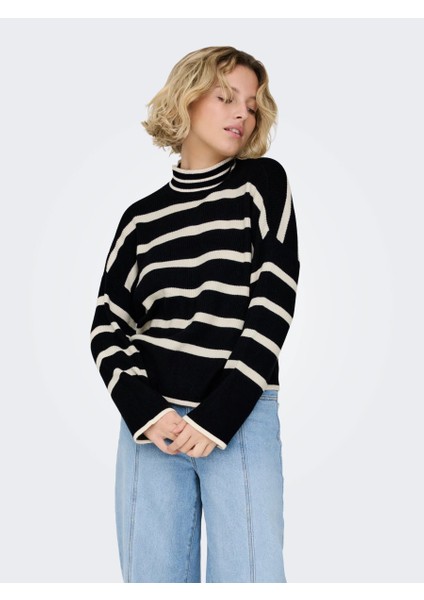 Onlibi L/s Highneck Pullover Knt Noos Kadın Kazak 15259096