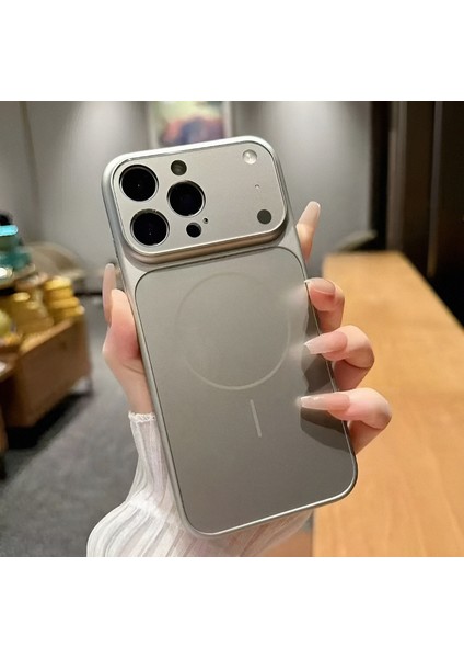iPhone 16 Promax Uyumlu Magsafe Özellikli 17 Görünümlü Kamera Korumalı ''ag Glass'' Premium Kılıf