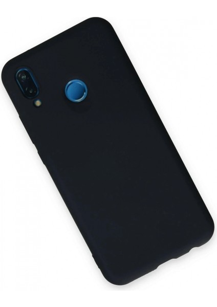 Ieg Huawei P20 Lite Kılıf Nano Içi Kadife Silikon - Lacivert modelleri