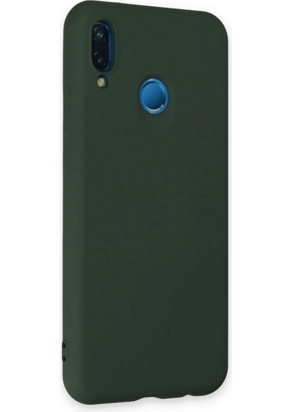 Ieg Huawei P20 Lite Kılıf Nano Içi Kadife Silikon - Koyu Yeşil fiyatları