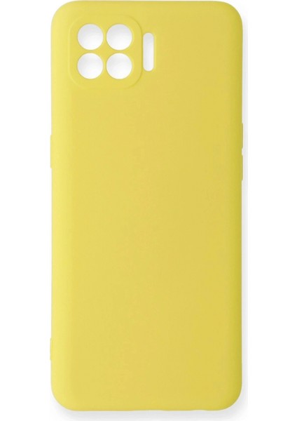 Ieg Oppo Reno 4 Lite Kılıf Nano Içi Kadife Silikon - Sarı