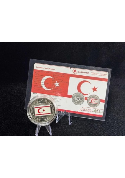 Kktc'nin Kuruluşunun 40. Yılı Gümüş Hatıra Sikkesi