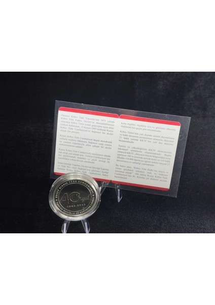 Kktc'nin Kuruluşunun 40. Yılı Gümüş Hatıra Sikkesi fiyatları