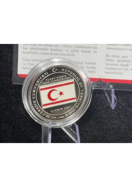 Kktc'nin Kuruluşunun 40. Yılı Gümüş Hatıra Sikkesi fırsatları