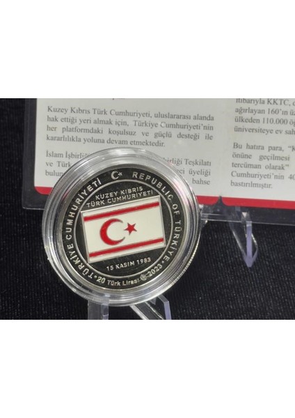 Kktc'nin Kuruluşunun 40. Yılı Gümüş Hatıra Sikkesi