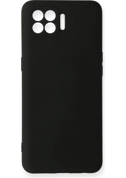 Ieg Oppo Reno 4 Lite Kılıf Nano Içi Kadife Silikon - Siyah