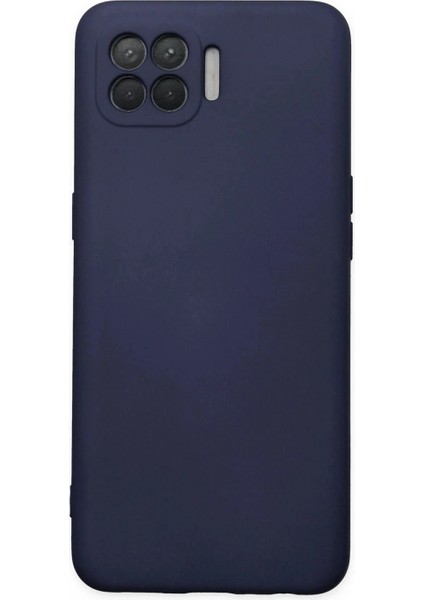 Ieg Oppo Reno 4 Lite Kılıf Nano Içi Kadife Silikon - Lacivert