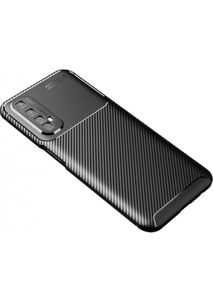 Ieg Realme 7 Kılıf Auto Focus Karbon Kapak - Siyah fiyatları