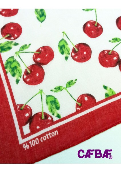 Cafbaf Fular Bandana Kirazlar MODEL.8508 modelleri