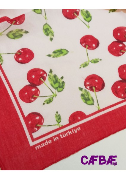 Cafbaf Fular Bandana Kirazlar MODEL.8508 fırsatları