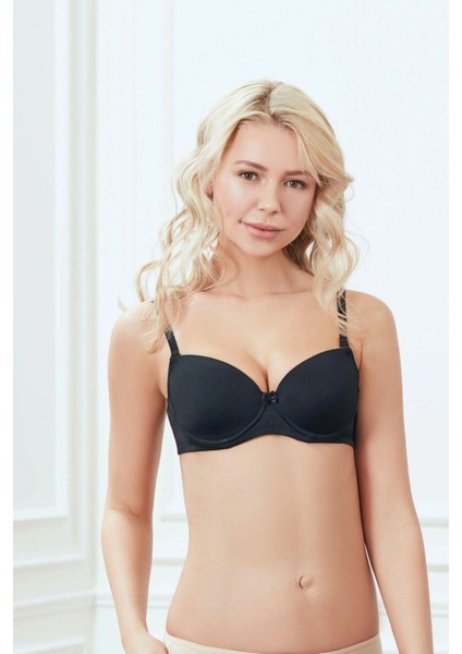 Bicomi Balenli Desteksiz Dolgusuz Askıları Çıkabilen Günlük Klasik T-Shirt Sütyeni modelleri