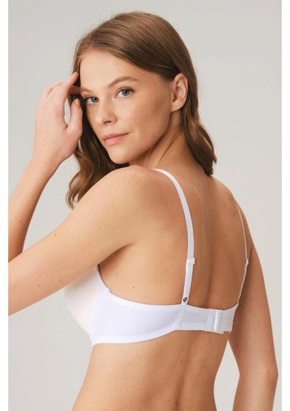 Bicomi Balenli Destekli Dolgulu Askıları Çıkabilen Günlük Klasik T-Shirt Sütyeni fiyatları