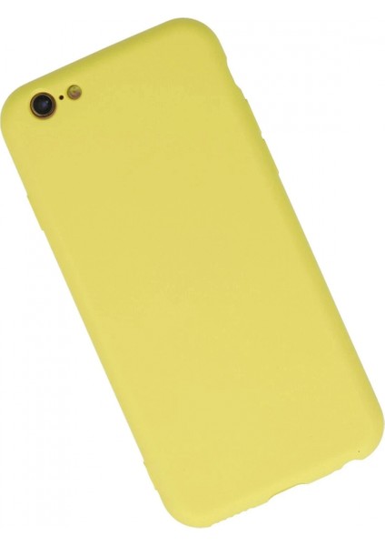 Ieg iPhone 6 Plus Kılıf Nano Içi Kadife Silikon - Sarı fiyatları