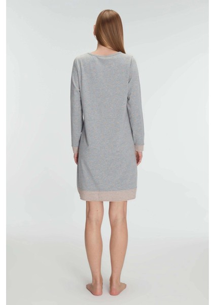 Bicomi Pamuklu Uzun Kollu Gecelik fiyatları