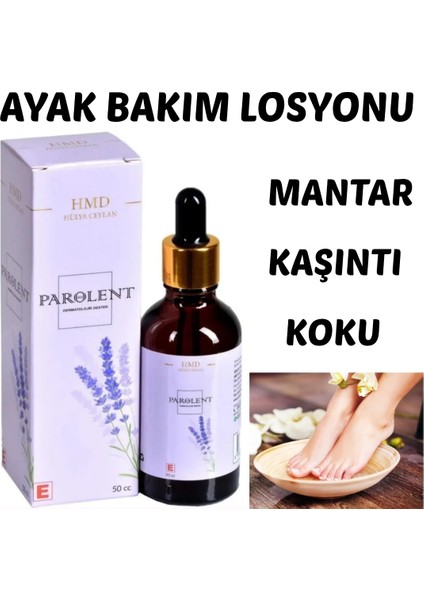 Bitkisel Ayak Bakım Losyonu 50 Cc(Mantar-Kaşıntı-Koku)Sağlık Bakanlığı Onaylı ÜTS Kayıtlı