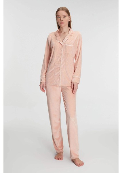 Anıl Uzun Kol Gömlek ve Pantolon Takım Pijama Takımı