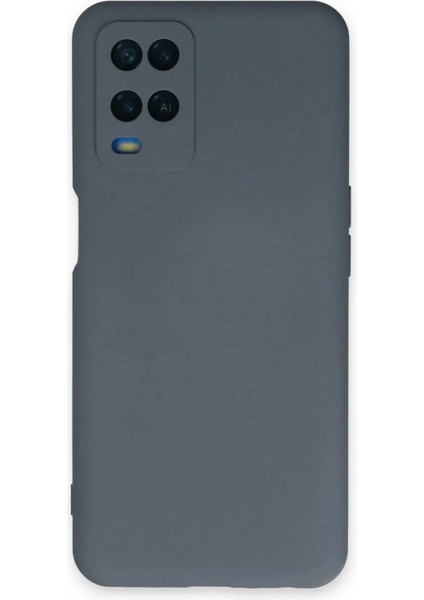 Ieg Oppo A54 4g Kılıf Nano Içi Kadife Silikon - Gri