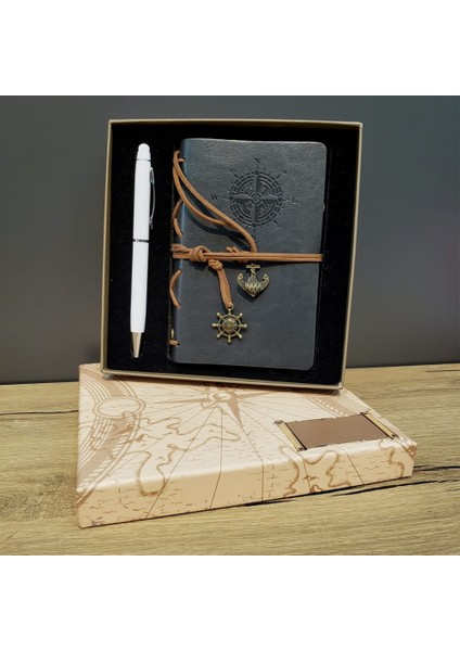 Gri Defter ve Beyaz Kalem Kutulu Set fiyatları