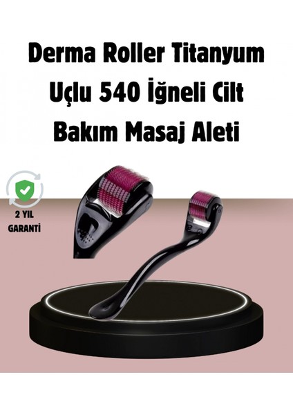 Ieg® Dermaroller Titanyum 540 Iğneli 1 mm Cilt Yenileme ve Anti Aging Etkisi