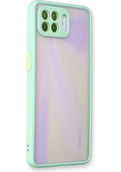 Oppo Reno 4 Lite Kılıf Montreal Silikon Kapak - Turkuaz modelleri