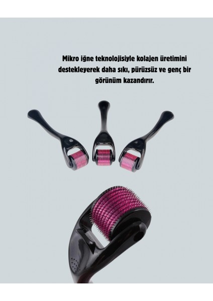 Ieg® Titanyum Dermaroller 540 Iğne Cilt Onarım ve Kolajen Üretim Desteği fiyatları