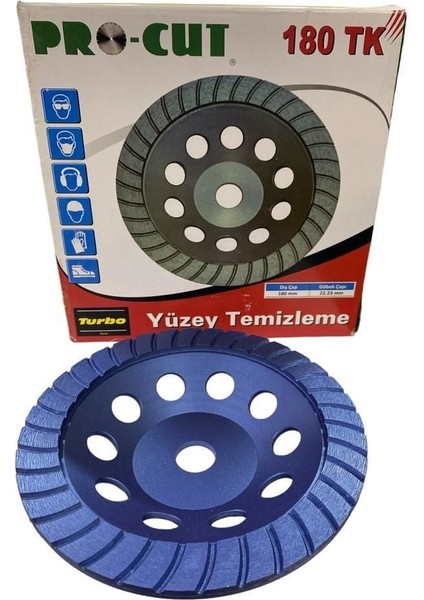Procut 51187 Turbo Serisi Yüzey Temizleme 180 mm