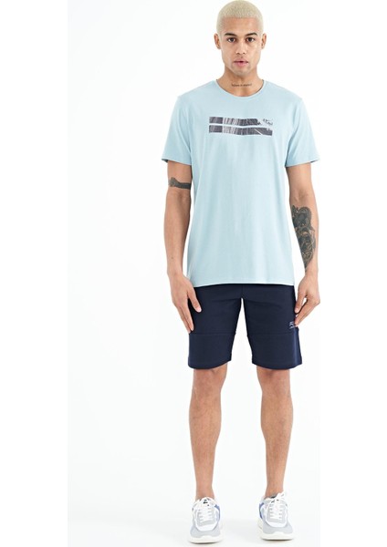 Alec İndigo Standart Kalıp Erkek Şort - 81243