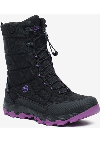 Kadın Siyah Mor Su Geçirmez Outdoor Kar Botu 5K2GC00172 fiyatları